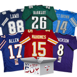 Autographed/Signed Gridiron Kickoff 2025 Football Jersey Mystery Box with PSA JSA or Beckett COA