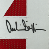 Framed Autographed/Signed Archie Griffin 35x39 Ohio State Red College Football Jersey Beckett BAS COA
