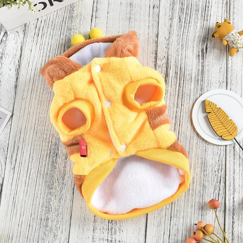 Veste jaune pour gros chien bouledogue français hiver 8XL Golden Retriever vêtements pour animaux de compagnie grand costume d'Halloween vêtements pour chats