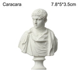 5-7cm Gypsum Bust Portraits Greek Mythology Famous Sculpture Nordic Home Desktop Decor Drawing Practice Plaster Statue New