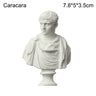 5-7cm Gypsum Bust Portraits Greek Mythology Famous Sculpture Nordic Home Desktop Decor Drawing Practice Plaster Statue New