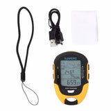 SUNROAD FR510 Handheld GPS Navigation Receiver Portable Handheld Digital Altimeter Barometer Compass Camping Hiking Tool - Lootquake
