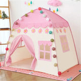 Children's Tent Indoor Outdoor Games Garden Tipi Princess Castle Folding Cubby Toys Tents  Enfant Room House Teepee Playhouse - Lootquake