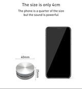 Enceinte à conduction osseuse, Bluetooth, vibration, audio stéréo, numérique, TWS, sans fil, la plus petite enceinte portable DURAMOBI Humbird