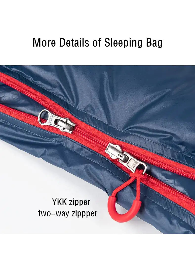 Naturehike CW280 Sleeping Bag Winter Waterproof Goose Down Sleeping Bag Ultralight CWM400 Hiking Camping Sleeping Bag - Lootquake