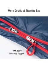 Naturehike CW280 Sleeping Bag Winter Waterproof Goose Down Sleeping Bag Ultralight CWM400 Hiking Camping Sleeping Bag - Lootquake