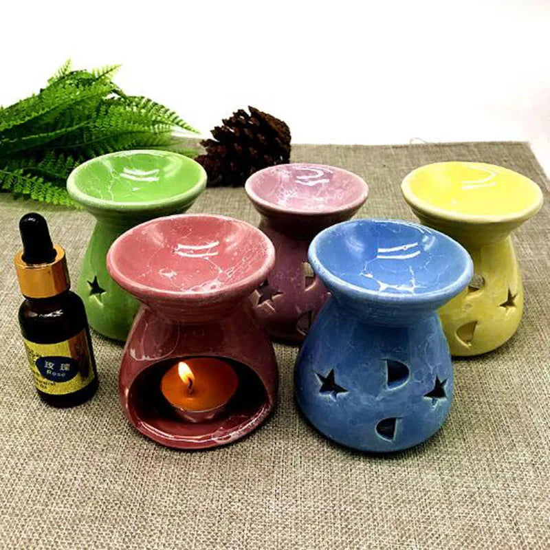 Bougie, four d'aromathérapie, lampe d'aromathérapie, four à huiles essentielles, brûleur romantique pour la maison, décoration intérieure