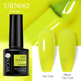 UR SUGAR 7.5ml Nude Glitter Color Gel Nail Polish Winter Warm Color Series Semi-permanent Varnish Professionals Manicure