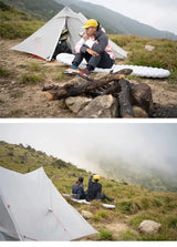 3F UL GEAR LanShan 2 pro 2 Person Outdoor Ultralight Camping Tent 3 Season Professional 20D Nylon Both Sides Silicon Tent - Lootquake