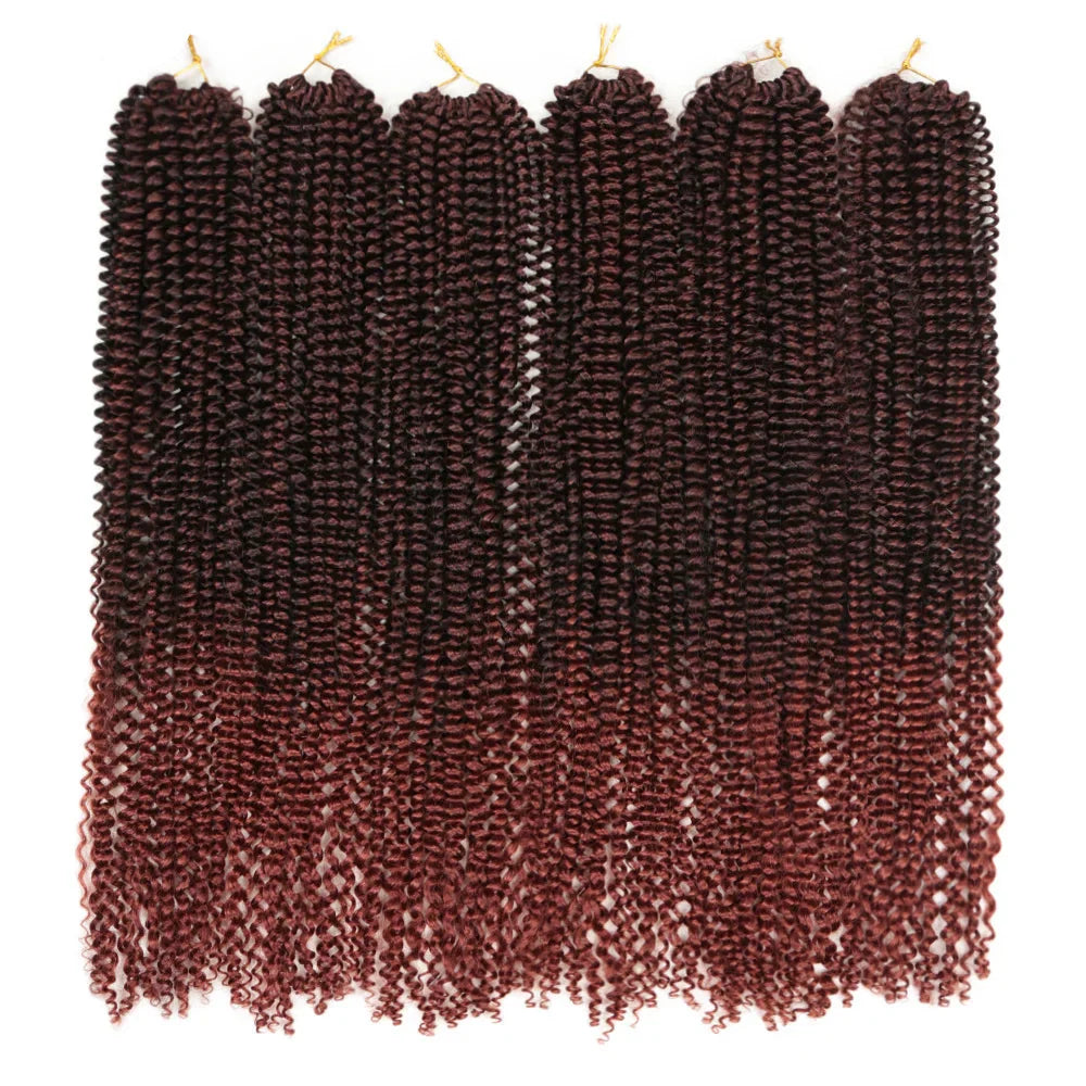 30" Passion Twist Crochet Hair - Ombre - Pre-Looped - 16 Strands/Pack - Synthetic