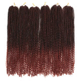 30" Passion Twist Crochet Hair - Ombre - Pre-Looped - 16 Strands/Pack - Synthetic