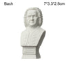 5-7cm Gypsum Bust Portraits Greek Mythology Famous Sculpture Nordic Home Desktop Decor Drawing Practice Plaster Statue New