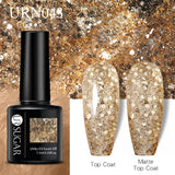 UR SUGAR 7.5ml Nude Glitter Color Gel Nail Polish Winter Warm Color Series Semi-permanent Varnish Professionals Manicure