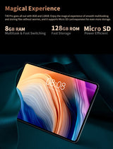 Tablette Teclast T40 Pro 10,4 pouces 8 Go RAM ROM 128 Go Android 11/12 7000 mAh charge rapide 2000 x 1200 UNISOC T618/T616 8 cœurs réseau 4G, Wifi, 13 MP + 8 MP