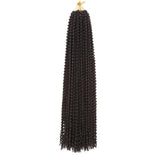 30" Passion Twist Crochet Hair - Ombre - Pre-Looped - 16 Strands/Pack - Synthetic