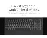 Russian keyboard 15.6 Inch DDR4 16GB RAM Intel Celeron N5095 WiFi Business Office Online Class Notebook Window 10 - Lootquake