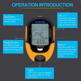SUNROAD FR510 Handheld GPS Navigation Receiver Portable Handheld Digital Altimeter Barometer Compass Camping Hiking Tool - Lootquake