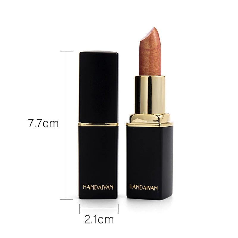 Mermaid Moisturizing Lipstick 9 Colors Waterproof Long Lasting Pigment Nude Pink Shimmer Lipstick Luxury Women Makeup Cosmetics