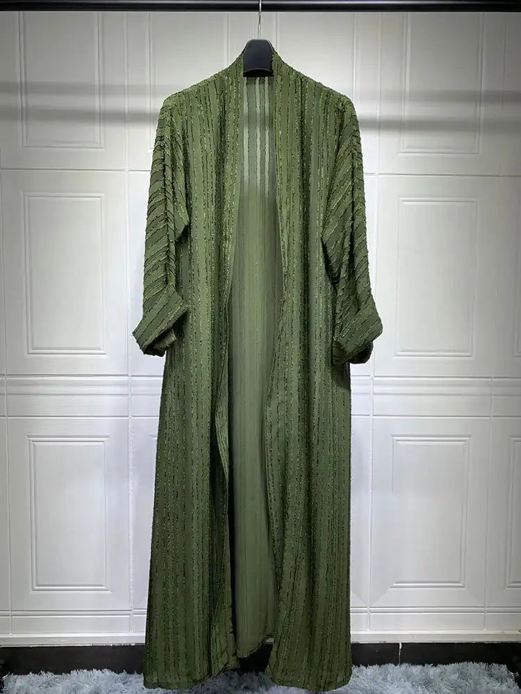 Ramadan Eid Mubarak Kaftan Robe Kimono Femme Musulmane Open Abaya Dubai Turkey Islam Muslim Long Dress For Women Pakistan Caftan - Lootquake