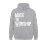 Made To Worship Psalm 95 1 Faith Based Christian Hoodie Print Mens Sweatshirts Plain Long Sleeve Hoodies Hip Hop Sportswears - Lootquake