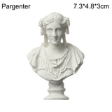 Mini Plaster Statue Greek Mythology Celebrities Famous Sculpture Figurine Drawing Practice Gypsum Bust Portraits