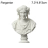 Mini Plaster Statue Greek Mythology Celebrities Famous Sculpture Figurine Drawing Practice Gypsum Bust Portraits