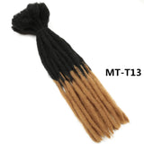 22" Dreadlocks Crochet Hair Braids | Ombre Synthetic Extensions | Reggae & Hip Hop Style