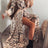 2021 New Style Fashion Elegant Women Sexy Boat Neck Glitter Deep V Neck Print Party Dress Formal Long Dress Sexy Clubwear - Lootquake