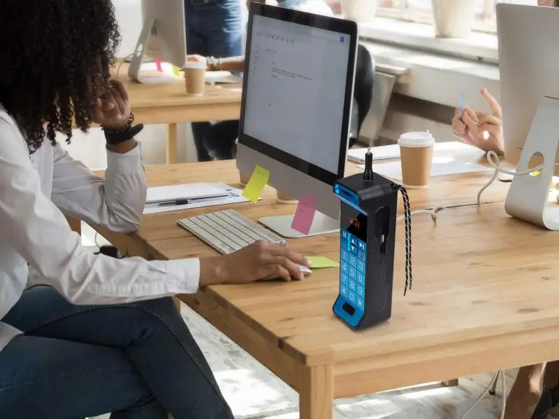 Altavoz Bluetooth con diseño clásico para teléfono móvil, altavoz portátil retro para teléfono celular, altavoz Bluetooth inalámbrico para teléfono celular para exteriores.