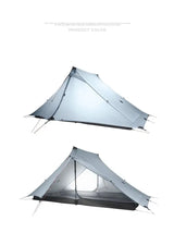 3F UL GEAR LanShan 2 pro 2 Person Outdoor Ultralight Camping Tent 3 Season Professional 20D Nylon Both Sides Silicon Tent - Lootquake