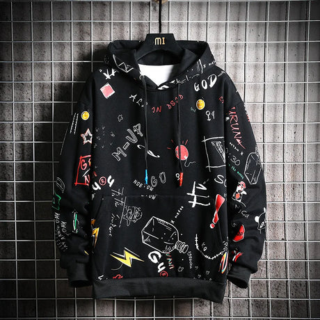 CHAIFENKO Hip Hop Hoodies Men 2023 New Autumn Fashion Skateboards Casual Sweatshirt Male Japanese Harajuku Streetwear Men Hoodie - Lootquake