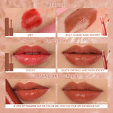 Focallure Shiny Nourish Lipgloss 17 Colors Long-Lasting Glossy Lipstick Waterproof Non-Stick Cup Cosmetic Moisturizing Lip Gloss