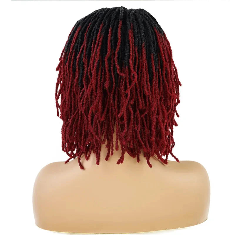10" Ombre Dreadlock Wig | Sister Locs | Faux Locs Crochet Braids | Synthetic Twist Hair