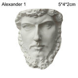 Mini Plaster Statue Greek Mythology Celebrities Famous Sculpture Figurine Drawing Practice Gypsum Bust Portraits