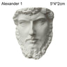 Mini Plaster Statue Greek Mythology Celebrities Famous Sculpture Figurine Drawing Practice Gypsum Bust Portraits