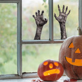 Halloween 3D Ghost Hand Wall Sticker Self-adhesive Removable Wallpaper Horror Atmosphere Decoration Halloween Home Decor