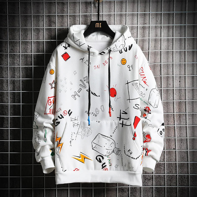 CHAIFENKO Hip Hop Hoodies Men 2023 New Autumn Fashion Skateboards Casual Sweatshirt Male Japanese Harajuku Streetwear Men Hoodie - Lootquake