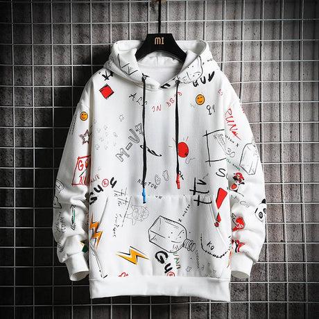 CHAIFENKO Hip Hop Hoodies Men 2023 New Autumn Fashion Skateboards Casual Sweatshirt Male Japanese Harajuku Streetwear Men Hoodie - Lootquake
