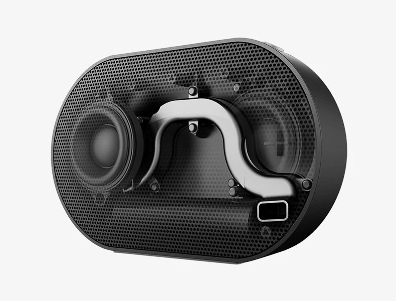 Altavoz portátil inteligente Bluetooth inalámbrico 10W Mini altavoz compacto potente 2200mAh Compatible con Alexa Spotify Tunein Transmisión de música