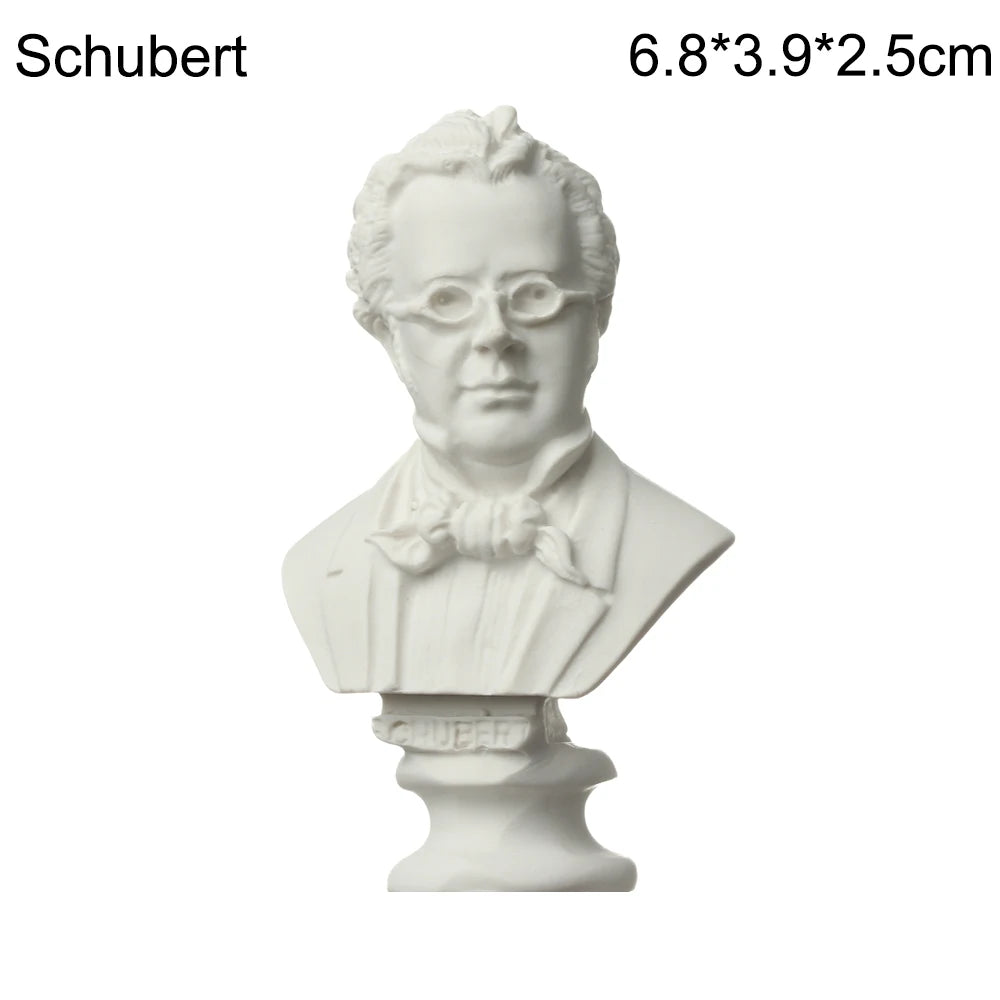 Mini Plaster Statue Greek Mythology Celebrities Famous Sculpture Figurine Drawing Practice Gypsum Bust Portraits
