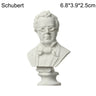 Mini Plaster Statue Greek Mythology Celebrities Famous Sculpture Figurine Drawing Practice Gypsum Bust Portraits