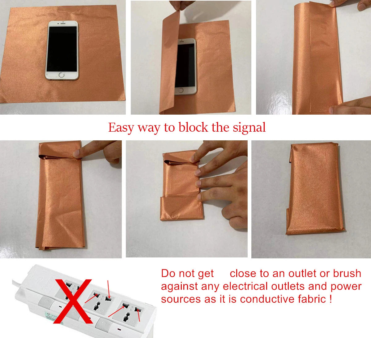 Tissu Faraday, blindage RFID, anti-rayonnement WiFi/RF, papier peint conducteur en cuivre, tissu de protection EMF, bricolage