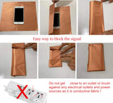 Tissu Faraday, blindage RFID, anti-rayonnement WiFi/RF, papier peint conducteur en cuivre, tissu de protection EMF, bricolage