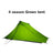 3F UL GEAR LanShan 2 pro 2 Person Outdoor Ultralight Camping Tent 3 Season Professional 20D Nylon Both Sides Silicon Tent - Lootquake