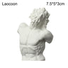 Mini Plaster Statue Greek Mythology Celebrities Famous Sculpture Figurine Drawing Practice Gypsum Bust Portraits