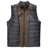 Woolen Coat Men Winter Windbreaker Long Thick Wool Jackets abrigo hombre Man Stand Collar Single Breasted With Vest Woolen Coats - Lootquake