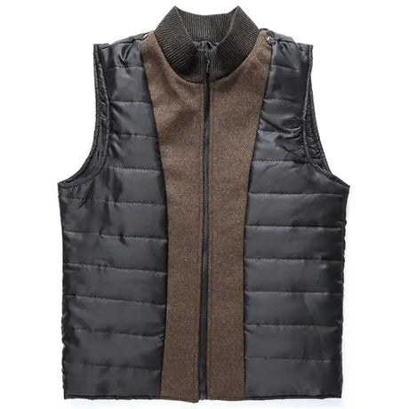 Woolen Coat Men Winter Windbreaker Long Thick Wool Jackets abrigo hombre Man Stand Collar Single Breasted With Vest Woolen Coats - Lootquake