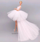 fashion for barbie elegant lady wedding dress for barbie doll clothes princesa for bjd 1/6 dress long dress accessories - Lootquake