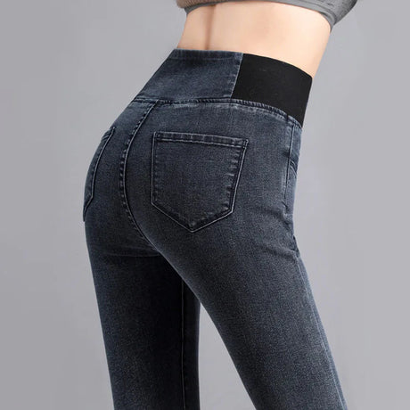 Jeans Oversize 26-38 Slim Denim Pants Women's High Waist Skinny Jean Vintage Wash Pencil Stretch Vaqueros Leggings Pantalones - Lootquake