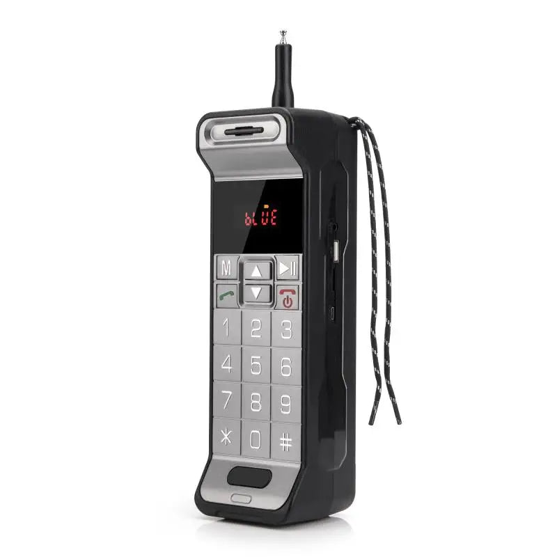 Altavoz Bluetooth con diseño clásico para teléfono móvil, altavoz portátil retro para teléfono celular, altavoz Bluetooth inalámbrico para teléfono celular para exteriores.